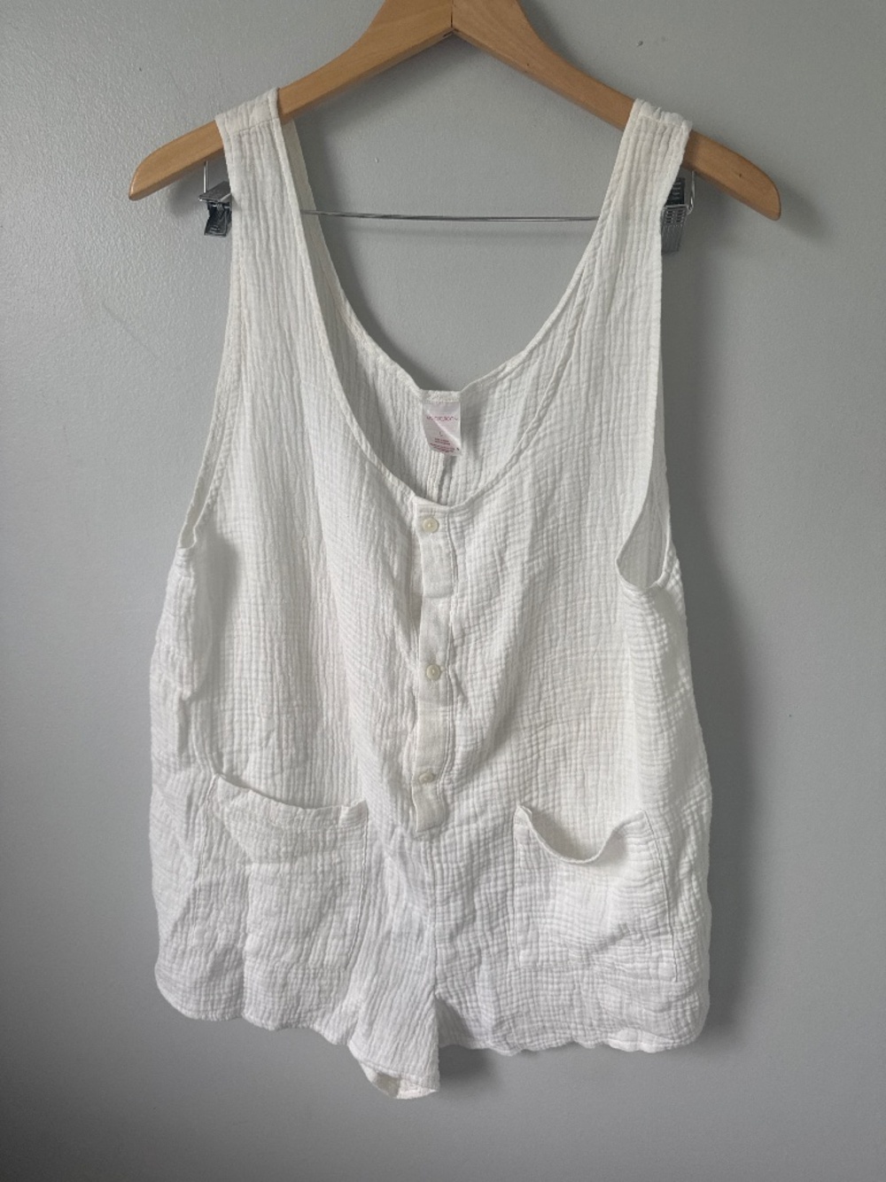 Exhilaration cotton gauze romper
